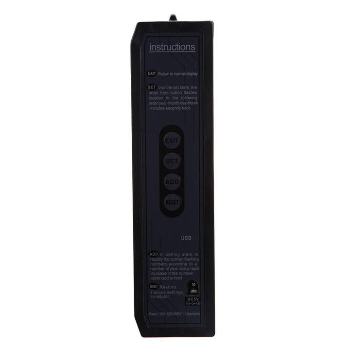 Crony TL-4819 clock Digital LED Clock Wall Clock Office Clock Shows Time Date Day Temperature
