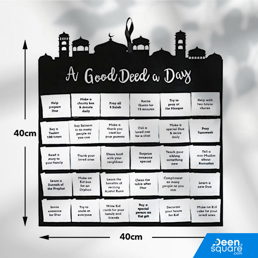 A Good Deed A Day - Felt Ramadan Calendar for Kids