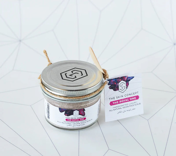 Handcrafted Luxury All Natural Vegan Facial Scrub | The Royal One | The Skin Concept