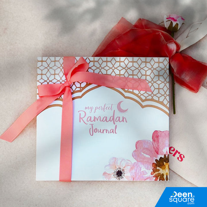 My Perfect Ramadan Journal Gift Pack – Luxury Gold-Foiled Journal with Sabr & Shukr Keepsake