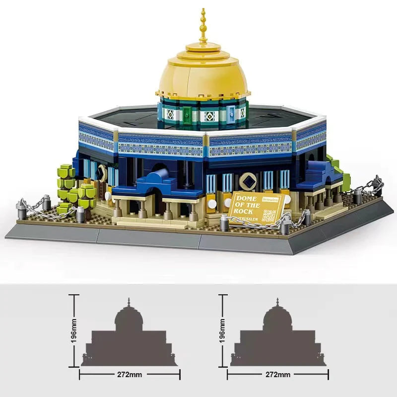 The Dome of The Rock Jerusalem Building Blocks 983pcs (Qubbat al-Sakhra)
