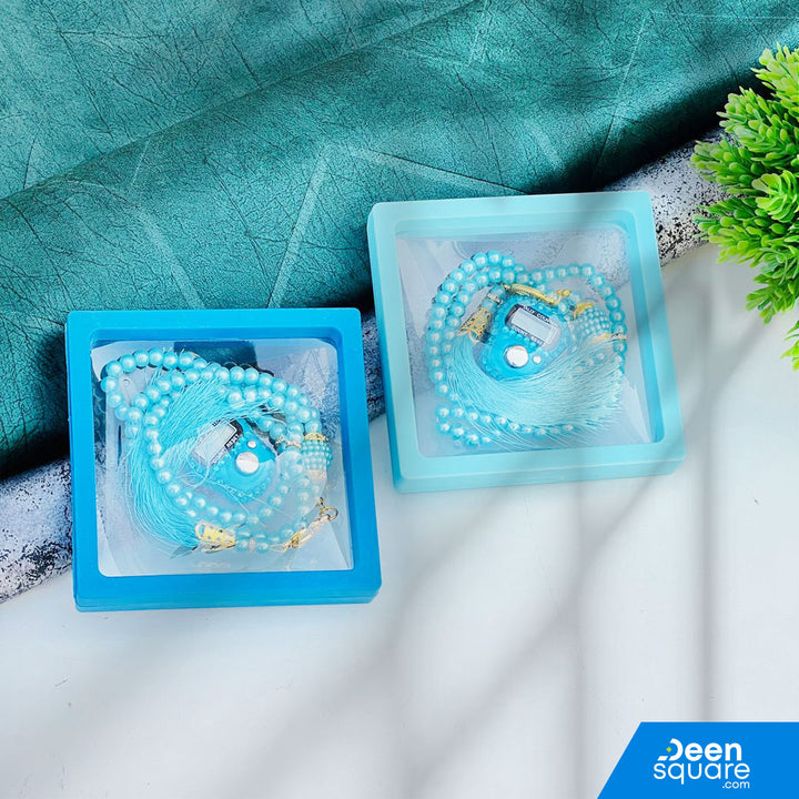 Tasbeeh Counter for Gift (99 Beads Tasbih with Finger Counter)