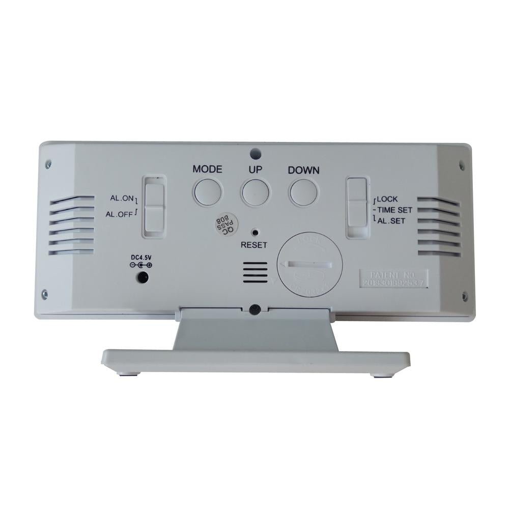Buy DS-3618L USB Digital LED Alarm Clock at deensquare.com Dubai | UAE. Features mirror display, alarm, temperature display &amp; memory backup.