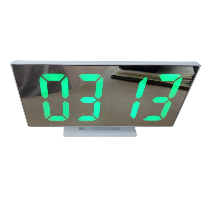 Buy DS-3618L USB Digital LED Alarm Clock at deensquare.com Dubai | UAE. Features mirror display, alarm, temperature display &amp; memory backup.