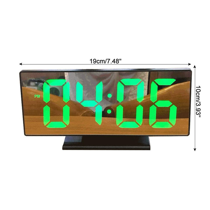 Buy DS-3618L USB Digital LED Alarm Clock at deensquare.com Dubai | UAE. Features mirror display, alarm, temperature display &amp; memory backup.