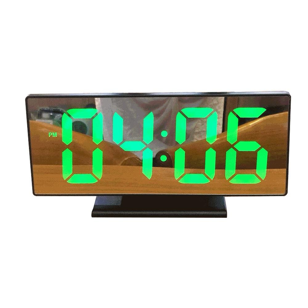 Buy DS-3618L USB Digital LED Alarm Clock at deensquare.com Dubai | UAE. Features mirror display, alarm, temperature display &amp; memory backup.