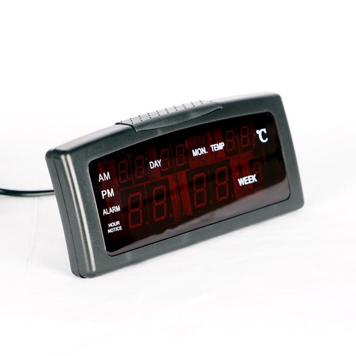Buy ZXTL-13A Digital LED Table Clock at deensquare.com Dubai | UAE. Features voice timekeeping, alarm, temperature display &amp; large LED screen.