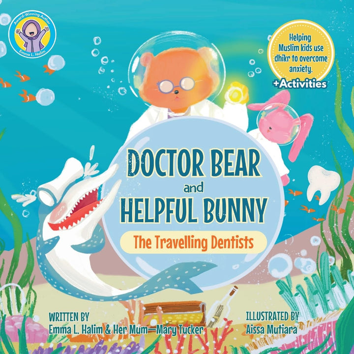 Cover of “Doctor Bear and Helpful Bunny: The Travelling Dentists” Islamic kids book