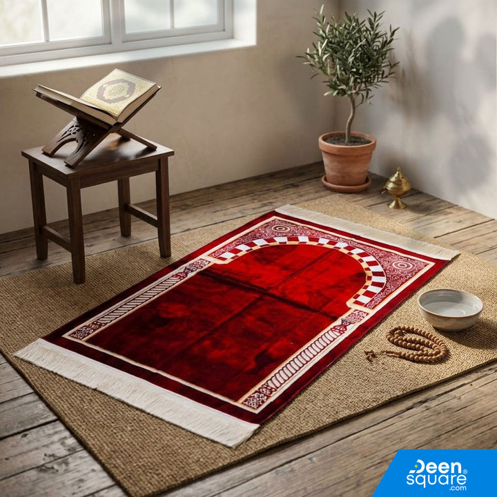 Turkish Soft Prayer Mat (70 x 110 cm) – Carpet Musallah
