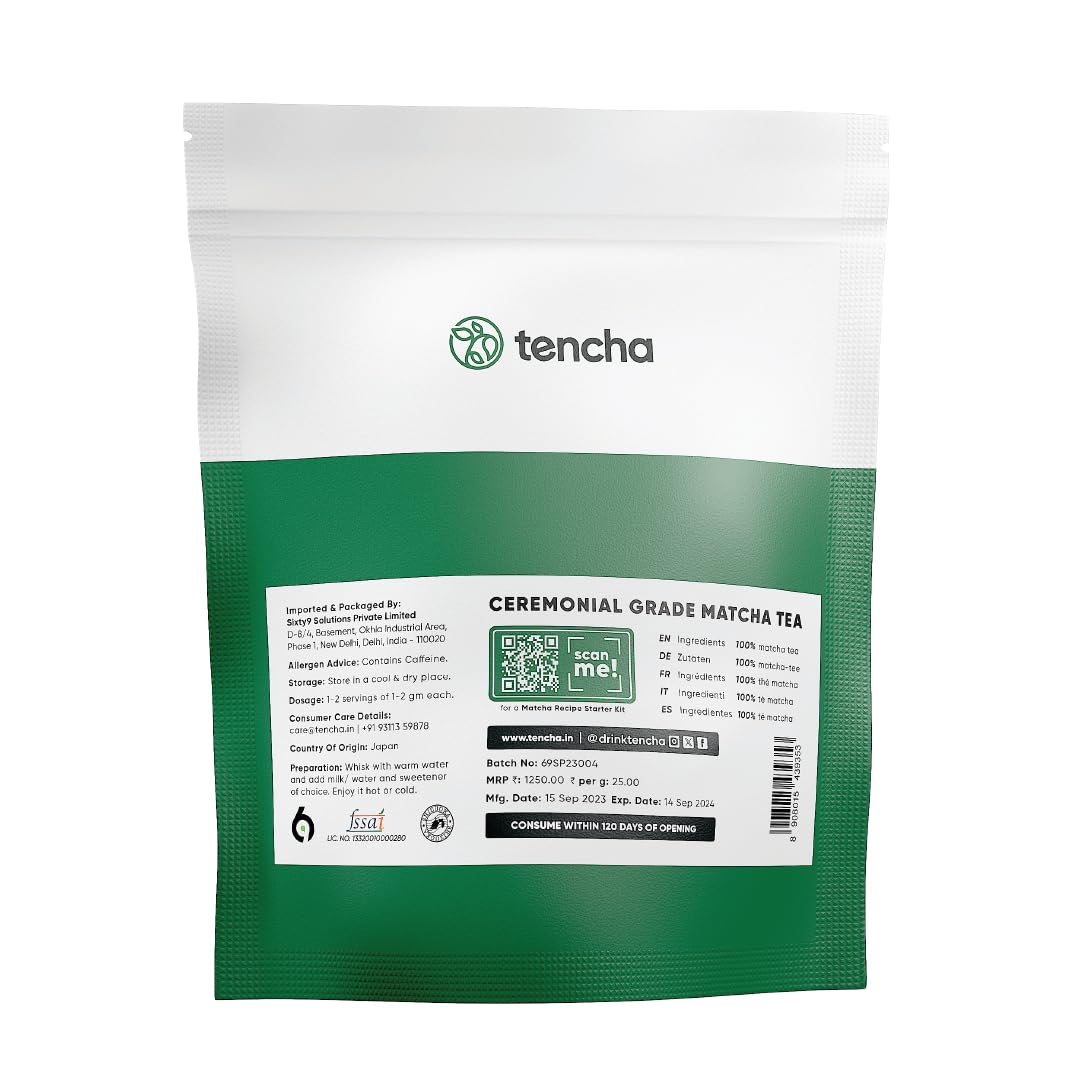 CEREMONIAL MATCHA GREEN TEA 50 GMS Pouch