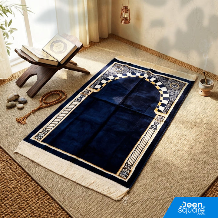Turkish Soft Prayer Mat (70 x 110 cm) – Carpet Musallah