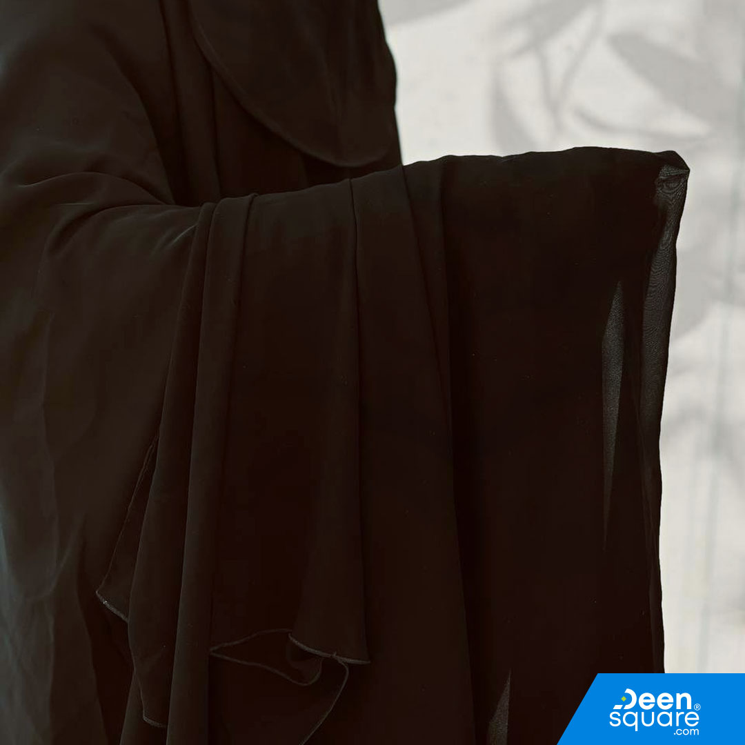 Cape Inaya (Elegant Chiffon Cape – Perfect Abaya Overlay)