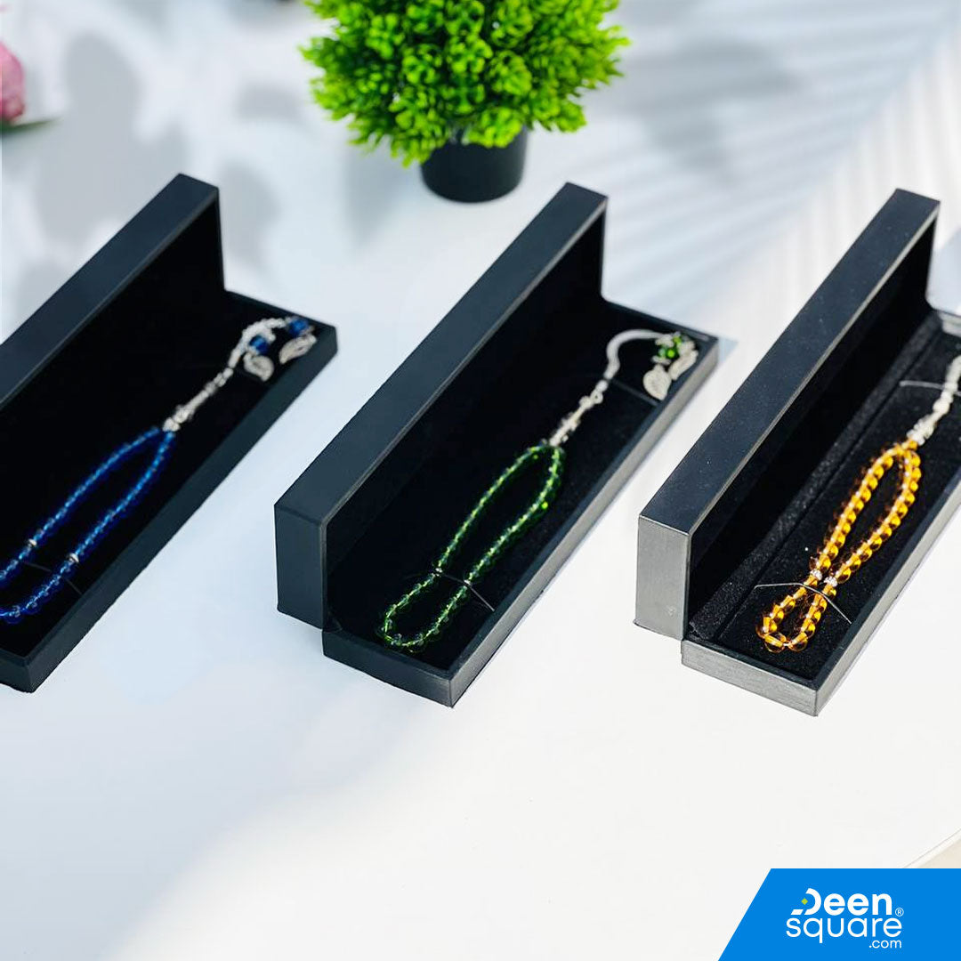 Amber Stone Handmade Beads Tasbeeh (تسبيح‎‎) - 33 Beads Tasbeeh