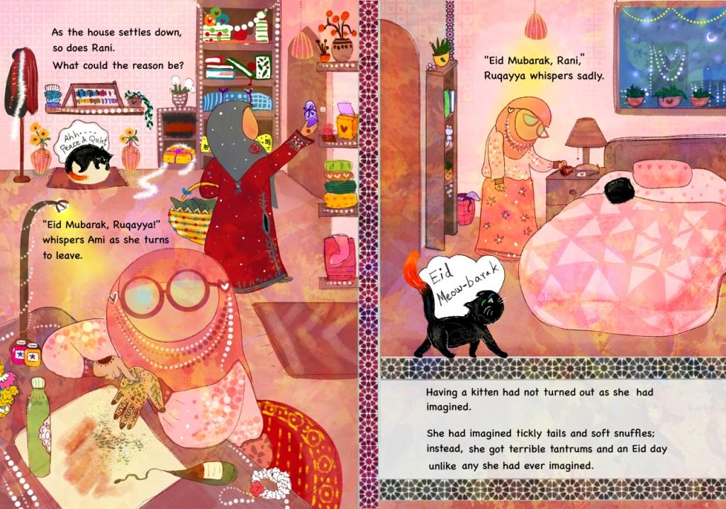 Eid Catastrophe – A Fun Eid Story About Sabr and Shukr Flowers of Jannah inside pages