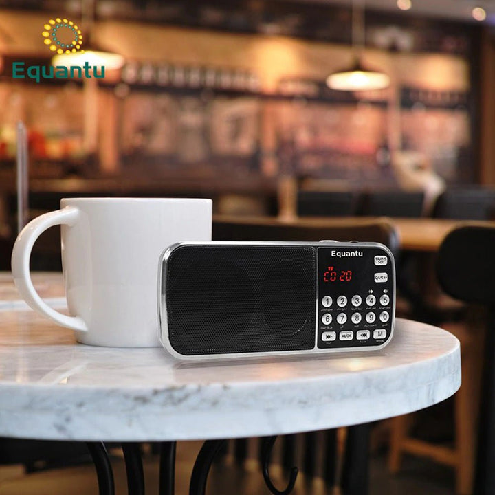 Buy SQ-138 Quran speaker with FM radio &amp; 8GB MP3 at deensquare.com. Islamic audio player in Dubai | UAE.