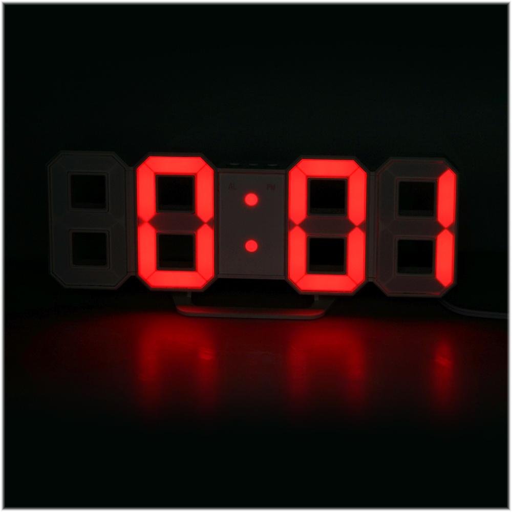 Buy ET524S 3D LED Digital Clock at deensquare.com Dubai | UAE. Modern wall clock with remote control, 3 brightness levels &amp; night mode.