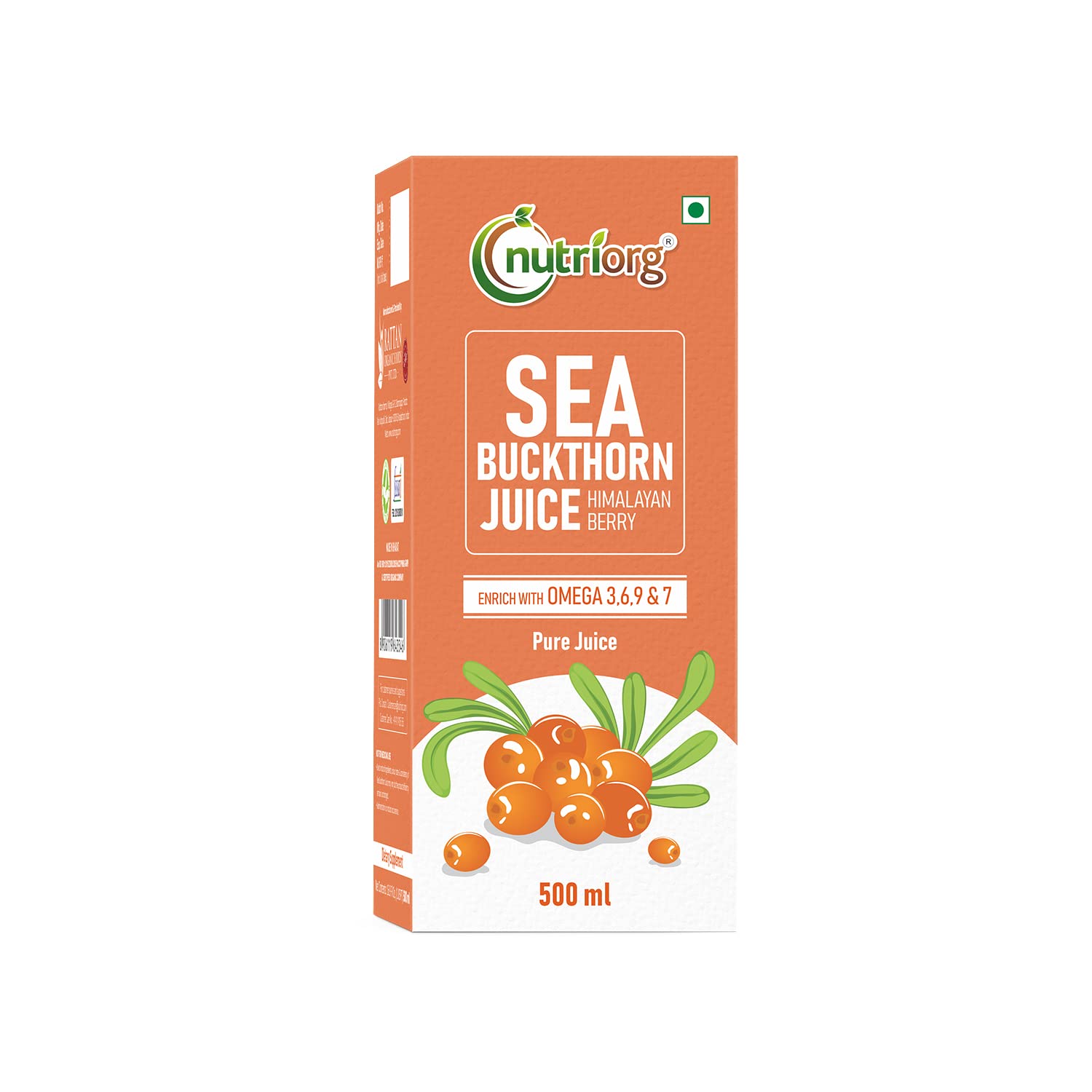 Nutriorg Seabuckthorn Juice 500ml