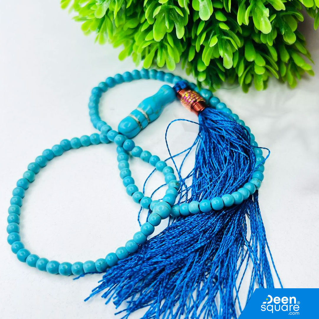 Aqeeq Misbaha – 99 Beads Small Stone Tasbeeh (Aqiq Prayer Beads)