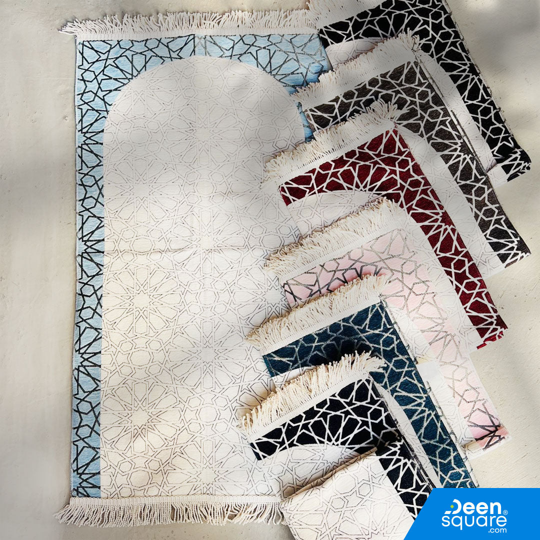 Turkish Soft & Thin Prayer Mat (Silk Muradiya)