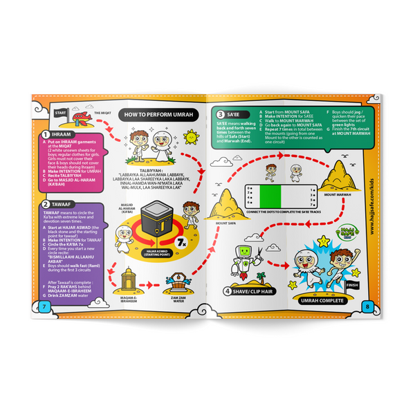 Hajj and Umrah Activity Book - My Salah Mat