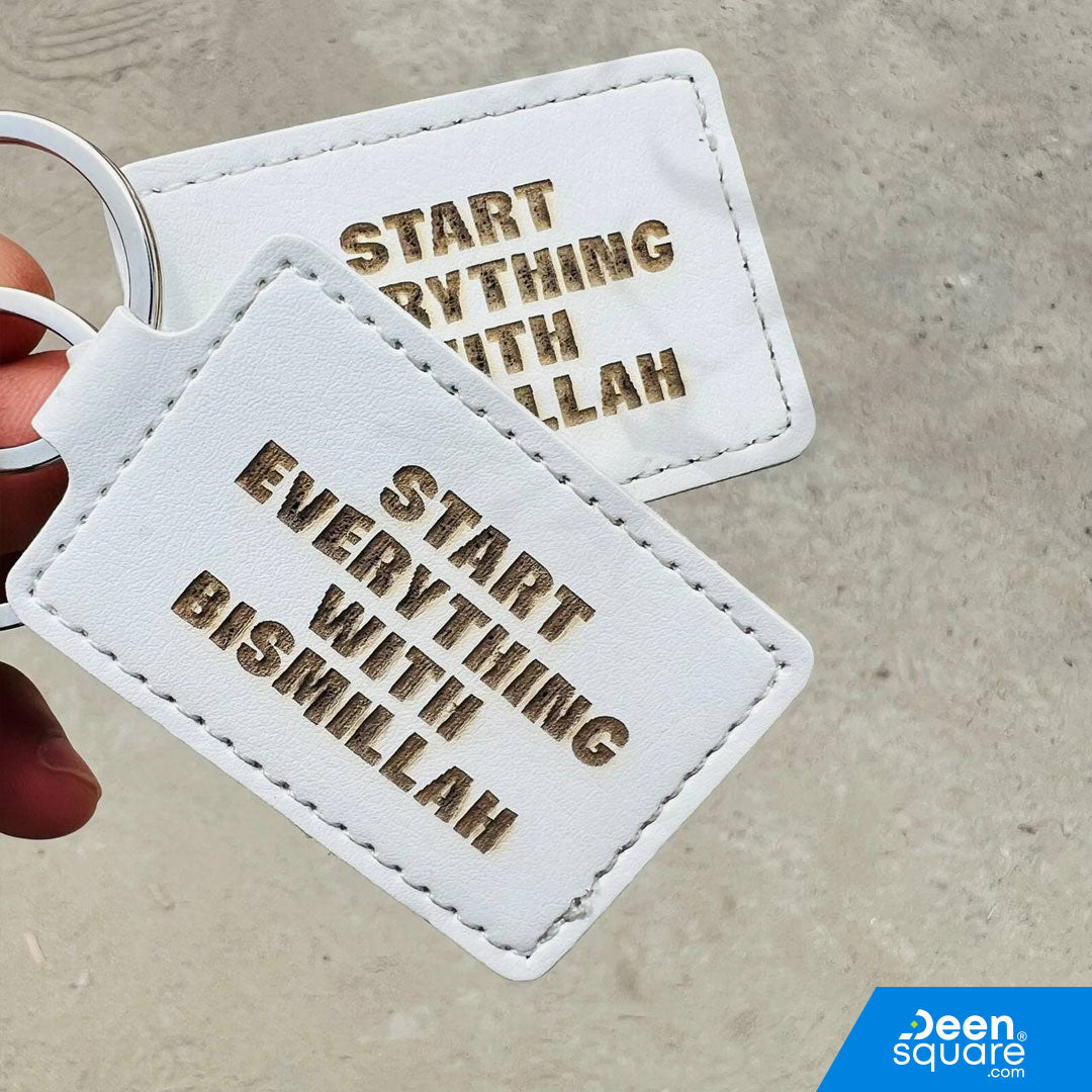 Islamic Keychain – Start with Bismillah