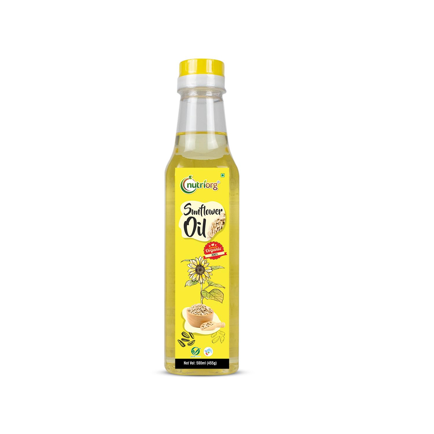 Nutriorg Certified Organic Sunflower Oil 500ml