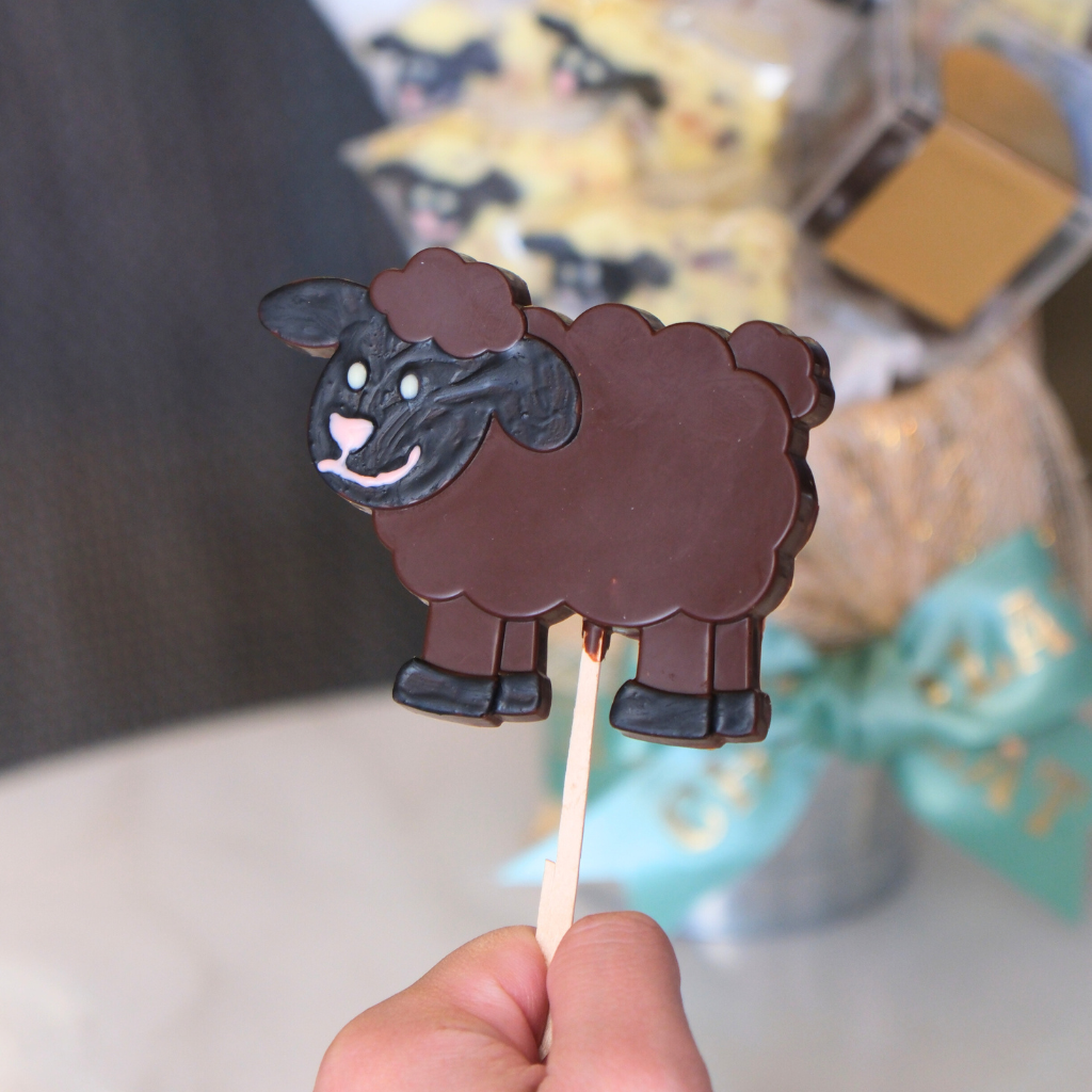 HANDPAINTED CHOCOLATE LAMB LOLLY - EID AL ADHA - BUNDLE OF THREE