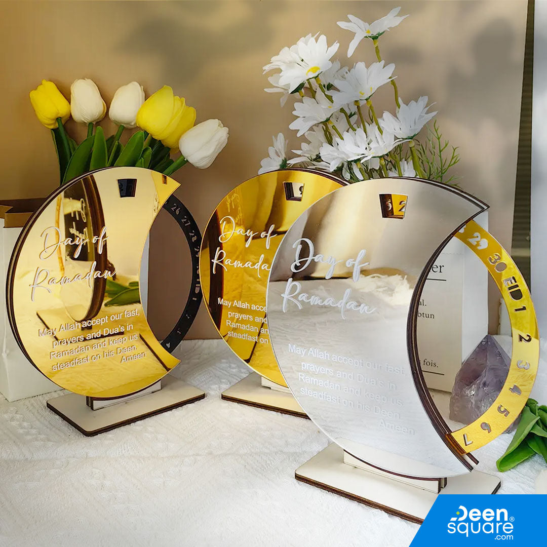 Ramadan Acrylic Countdown Calendar - Round