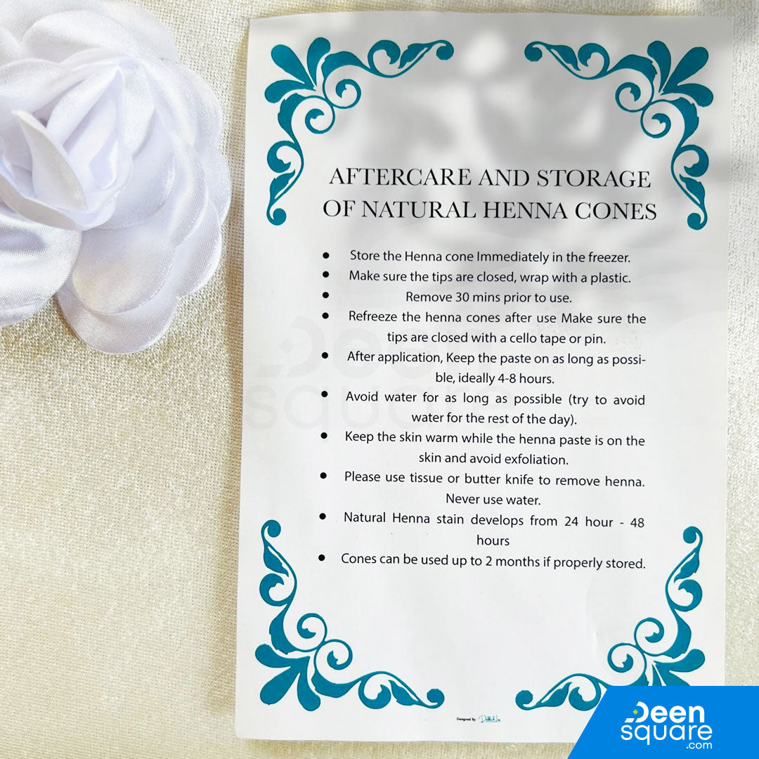 Organic Henna Cone (Mehendi Cone)