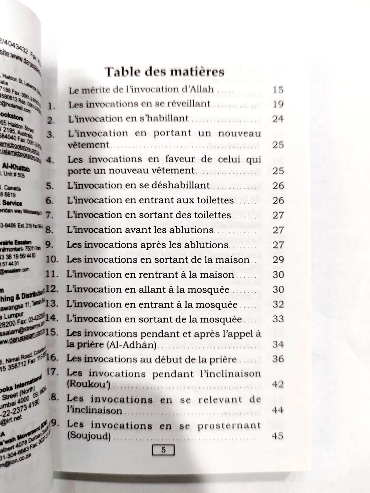 French : Fortress of the Muslim (Pocket Size) - Hisnul Muslim (La Forteresse Du Musulman