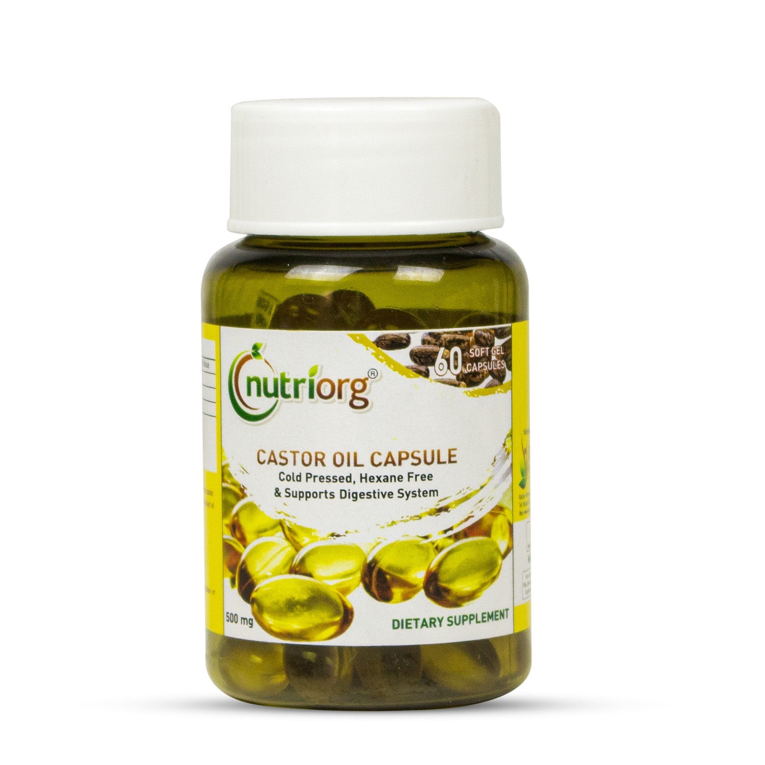 Nutriorg Castor oil soft gel 60 capsule