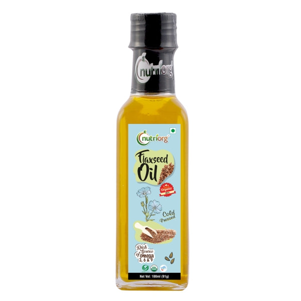 Nutriorg Certified Organic Flaxseed Oil 100ml