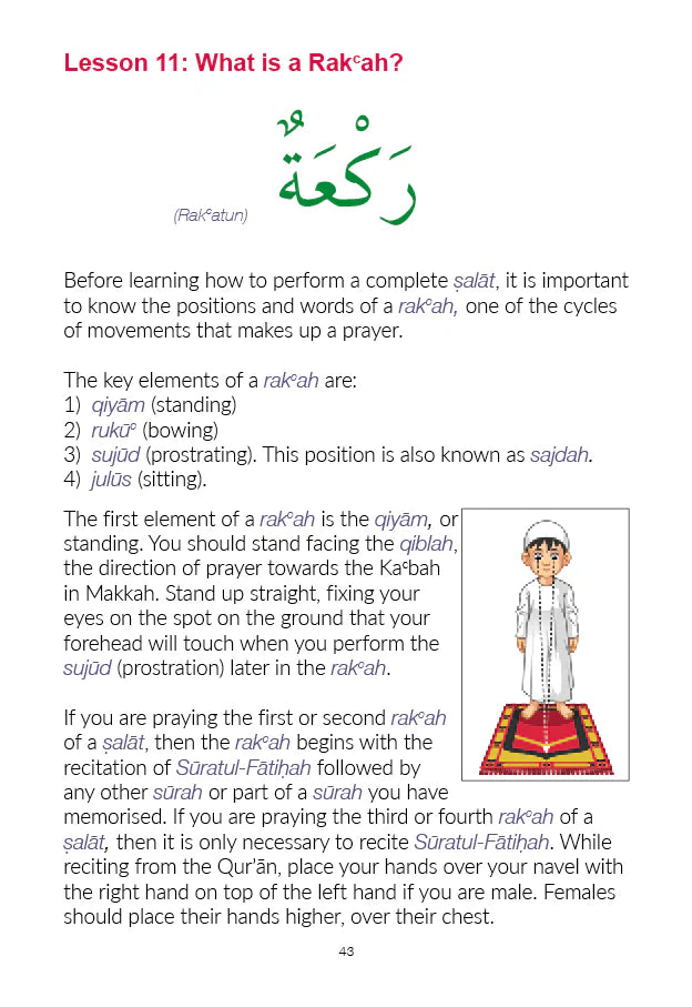 The Guiding Light: set of three books - An Introduction to Islam for Madrasas inside pages 6