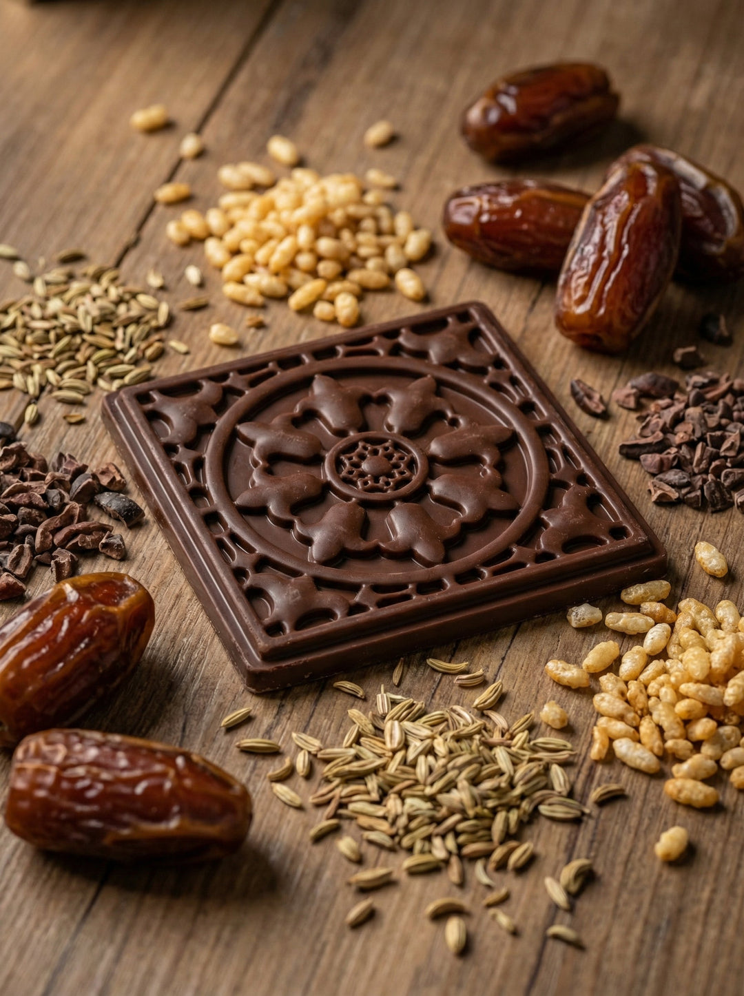 Majlis Heritage Chocolate Bar Flavors: Arabian Fusion in 65% Dark Chocolate (Limited Edition)