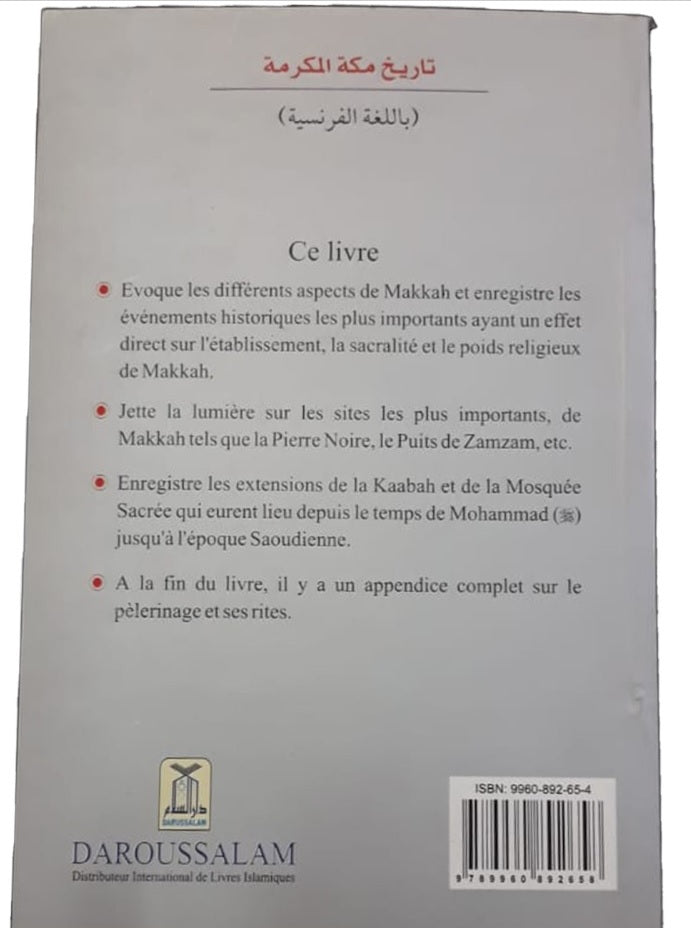 French: Histoire de Makkah (History of Makkah)