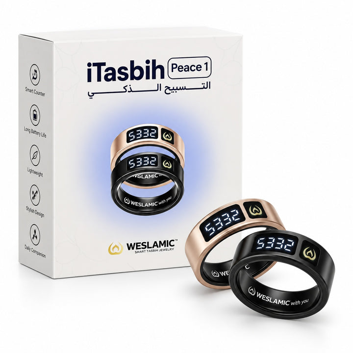 iTasbih Peace 1 Smart Zikr Ring – Digital Tasbih by Weslamic