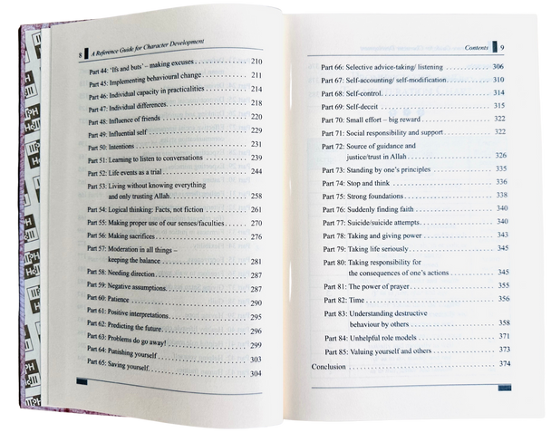 A Reference Guide for Character Development (Therapy from Quran and Sunnah-1)