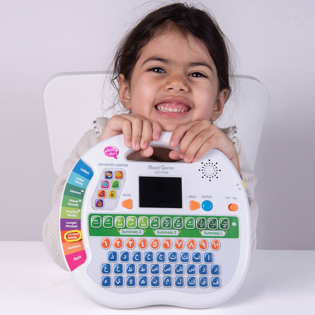 iRead Quran LCD Pad with light-up buttons – fun learning toy Dubai