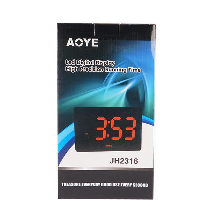 Buy JH-2316 Digital LED Wall Clock at deensquare.com Dubai | UAE. Features alarm, calendar, large LED display &amp; memory backup for indoor use.