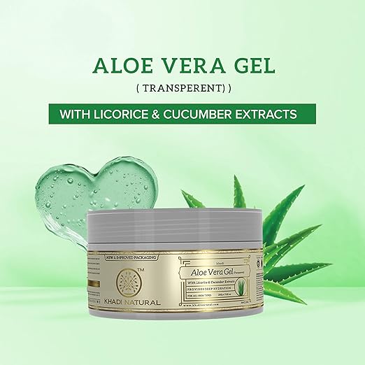 Buy Khadi Aloe Vera Gel 200g in UAE. Lightweight, non-sticky gel for soft hydrated skin. Shop now with fast UAE &amp; worldwide delivery.