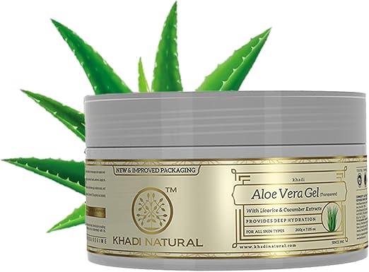 Buy Khadi Aloe Vera Gel 200g in UAE. Lightweight, non-sticky gel for soft hydrated skin. Shop now with fast UAE &amp; worldwide delivery.