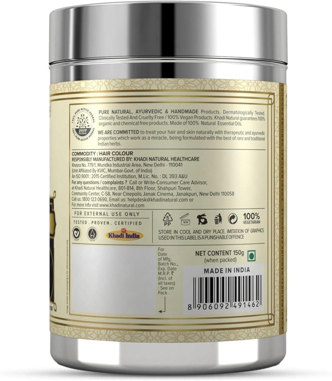 Buy Khadi Natural Black Henna in UAE. Herbal hair colour for grey coverage &amp; conditioning. Shop now for fast UAE delivery &amp; worldwide shipping.