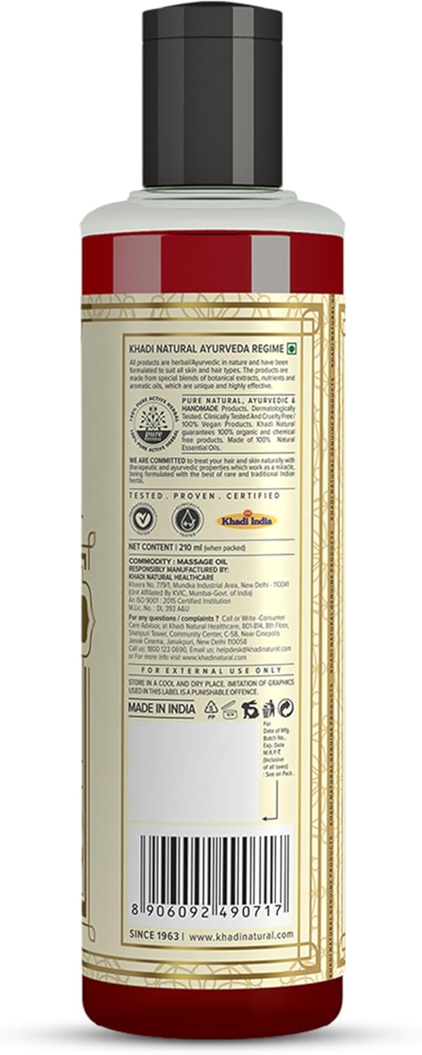 Shop Khadi Sandalwood Massage Oil in UAE. Relaxing herbal body oil for soft, nourished skin. Fast delivery &amp; worldwide shipping. Order now.