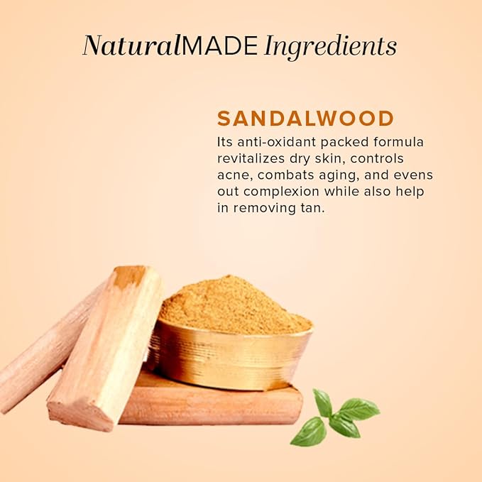 Shop Khadi Sandalwood Soap Pack of 3 for gentle cleansing &amp; hydration. Order online in UAE with fast delivery &amp; worldwide shipping.