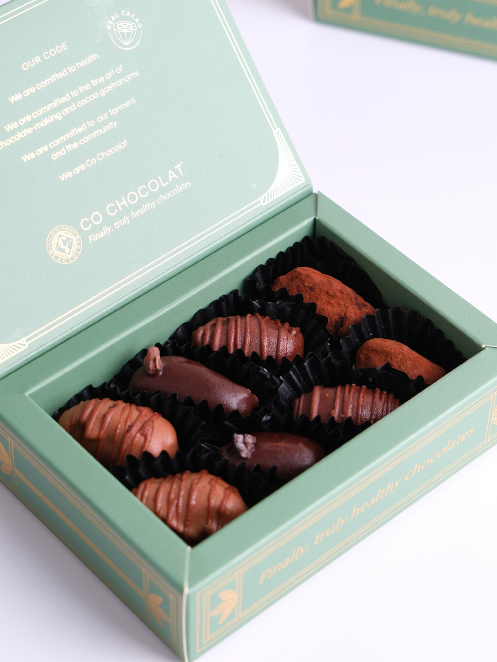Mini Art Deco Box – Luxury Dates &amp; Chocolate Gift Box UAE | Co Chocolat