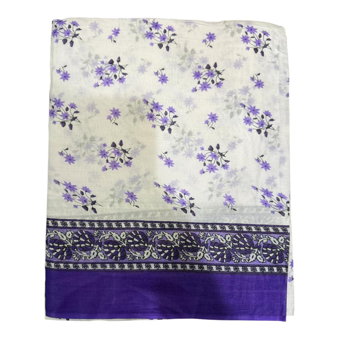 Ladies Cotton Prayer Scarf Hijab – 100% Cotton | Comfortable Islamic Headscarf for Prayer, Abaya & Daily Use