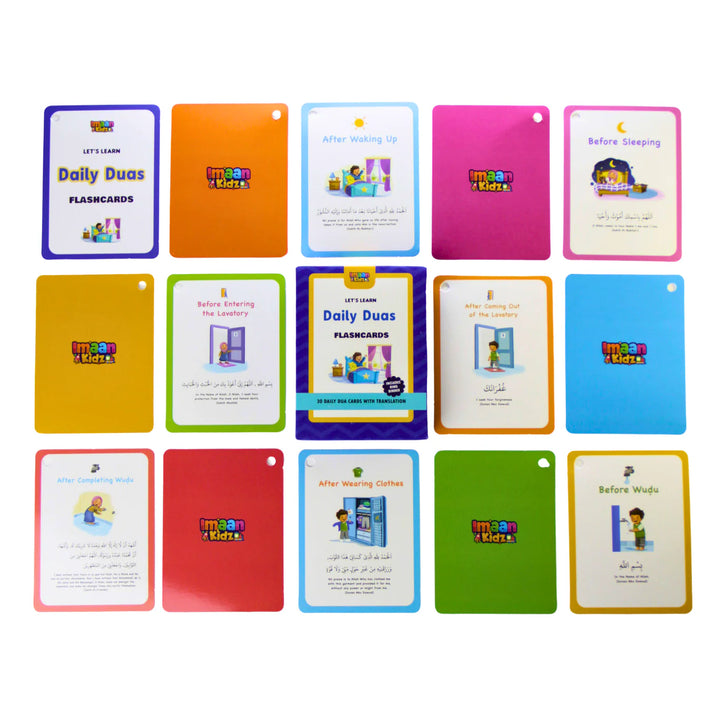Full set of daily dua flashcards