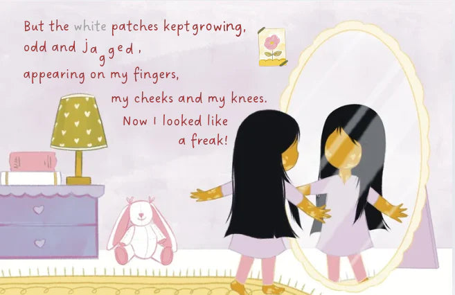 Lulu’s Colour – The Girl Who Turned Pearly White storybook inside pages