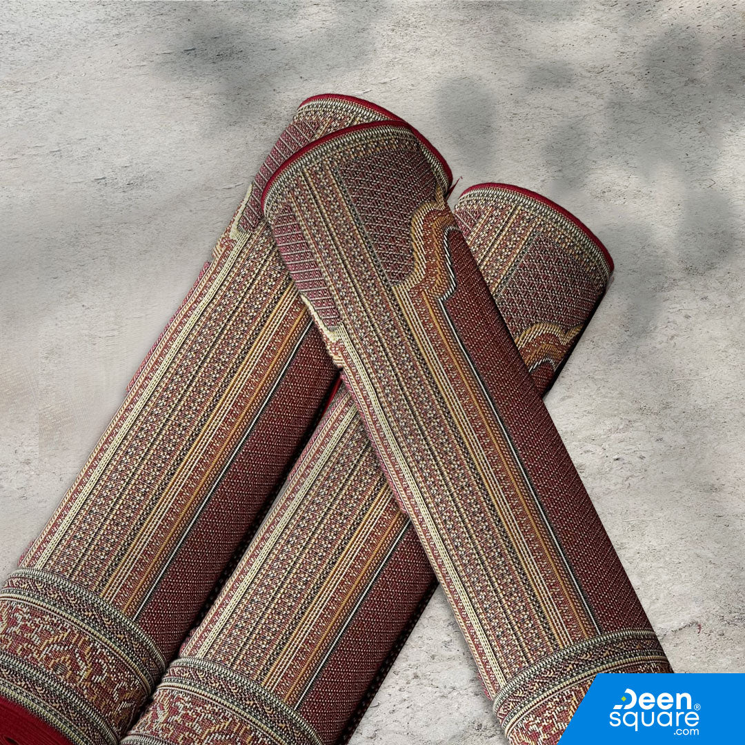 Buy Super Sabha Mosque Carpet Roll 120x1000 cm – soft, durable & elegant. Designs vary. Contact us for wholesale & delivery across UAE & worldwide.