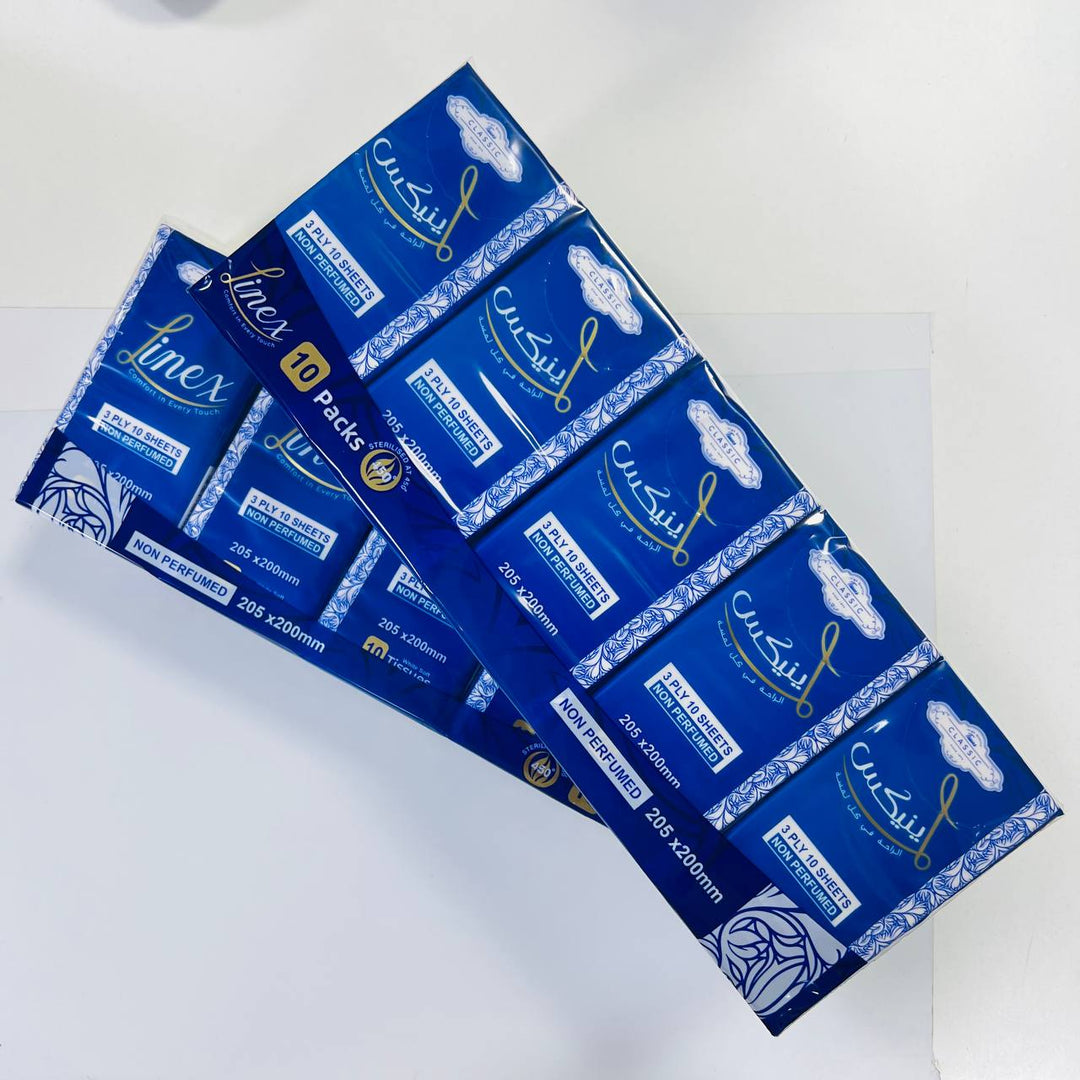 Fragrance Free Pocket Tissues for Hajj &amp; Umrah (Pack of 10)